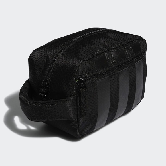 Adidas Toiletry Bag men’s Black/Green NWT - Picture 7 of 8